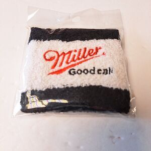 Vintage Miller BEER Good Call 3" Bartender Wrist Band Ad Promo New Old Stock HTF